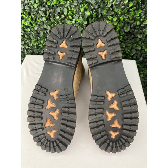 YO KI Women’s Lace up Boot, Faux Fur Lining, Size 39 (8.5) Chunky Heel - Picture 7 of 7